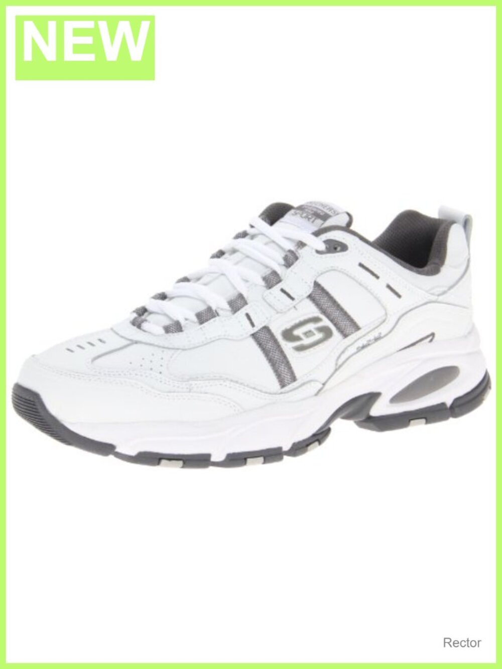 Memory Foam Lace-Up Leather Athletic Sneakers for Men